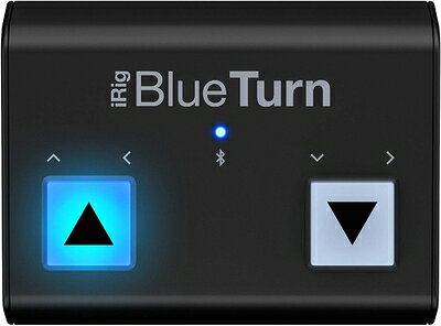 【中古】（新古品・未使用品） IK Multimedia iRig BlueTurn Bluetoothフットペダル (IKマルチメディア)