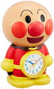 【中古】(新古品・未使用品) リズム(RHYTHM) それいけ アンパンマン 目覚まし時計 キャラクター アナログ 置き時計 おもしろ おしゃべり 音声 3D ...