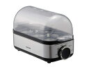 【中古】(新古品・未使用品) コイズミ エッグスチーマー ゆでたまご器 温泉たまご器 シルバー KES-0400/S