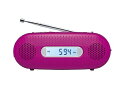 【中古】(新古品・未使用品) パナソニック FM/AM 2バンドレシーバー 手回し充電ラジオ ピンク RF-TJ10-P