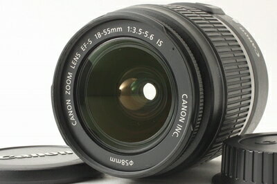 【中古】（新古品・未使用品） Canon 標準ズームレンズ EF-S18-55mm F3.5-5.6 IS APS-C対応
