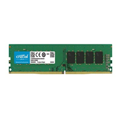 【中古】（新古品・未使用品） Crucial デスクトップ用増設メモリ 16GB(16GBx1枚) DDR4 2666MT/s(PC4-21300) CL19 UDIMM 288pin CT16G4DFD8266