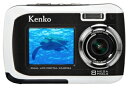 【中古】(新古品・未使用品) Kenko デュアルモニターデジタルカメラ DSC880DW IPX8相当防水 DSC880DW