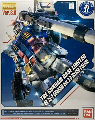 Other - 【中古】（新古品・未使用品） MG 1/100 ガンダムベース限定 RX-78-2 ガンダム Ver.3.0 [クリアカラー] 機動戦士ガンダム