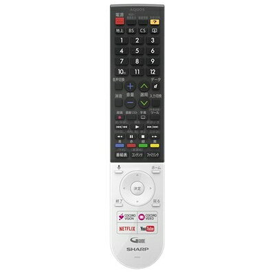 【中古】（新古品・未使用品） 【ゆうパケット対応品】シャープ[SHARP]シャープ液晶テレビ用リモコン （010 638 0533）【0106380533】