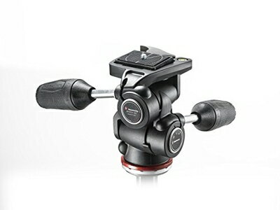 【中古】（新古品・未使用品） マンフロット(Manfrotto) ベーシック3WAY雲台 804 アダプト クイックリリースプレート付き MH804-3W