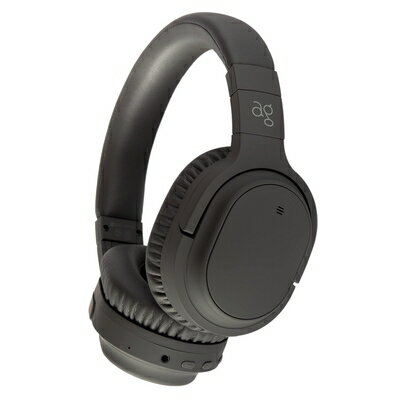 【中古】（新古品・未使用品） ag WHP01K 【AG-WHP01K】 ワイヤレス ヘッドホン Bluetooth ノイズキャンセリング ノイキャン ANC マイク付き（ダークグレー）