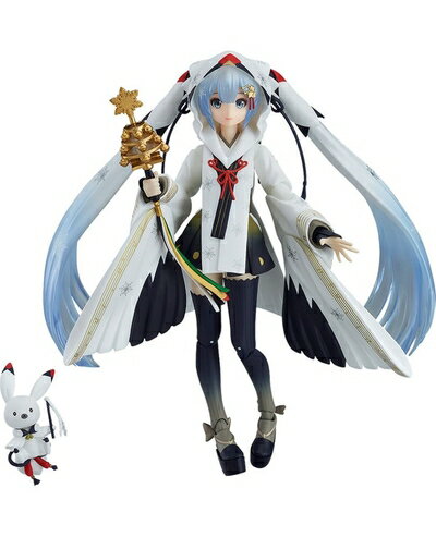 【中古】（新古品・未使用品） figma 雪ミク タンチョウ巫女ver. (SNOW MIKU 2018、ワンダーフェスティバル2018[冬]等限定)