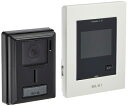 【中古】(新古品・未使用品) アイホン インターホン ドアホン テレビドアホン カメラ付き玄関子機 モニター付き親機 わかりやすい画面表示 カメラレンズ調整可能 AC電源直結式 JS-12