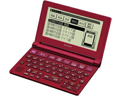 【中古】(新古品・未使用品) シャープ コンパクトタイプ 電子辞書 Brain タイプライターキー配列 レッド系 PW-NA1-R 【中古】(新古品・未使用品) シャープ コンパクトタイプ 電子辞書 Brain タイプライターキー配列 レッド系 PW-NA1-R