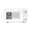 【中古】(新古品・未使用品) ツインバード 電子レンジ フラットテーブル 一人暮らし 単機能 フラットテーブル ヘルツフリー 20L 600W 新生活 ホワイト...