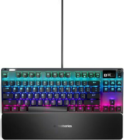 【中古】(新古品・未使用品) SteelSeries ラピッドトリガー 搭載 ゲーミングキーボード テンキーレス 有線 英語配列 OmniPointスイッチ 有機ELディスプレイ搭載 Apex Pro TKL US 64734 ブラック 【中古】(新古品・未使用品) SteelSeries ラピッドトリガー 搭載 ゲーミングキーボード テンキーレス 有線 英語配列 OmniPointスイッチ 有機ELディスプレイ搭載 Apex Pro TKL US 64734 ブラック