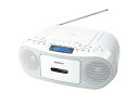 【中古】(新古品・未使用品) ソニー CDラジオカセットコーダー S50 ホワイト CFD-S50/W
