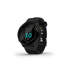 【中古】(新古品・未使用品) ガーミン(GARMIN) ランニングウォッチ 時計 GPS ライフログ ForeAthlete 55 Black 心拍 歩数 防水...