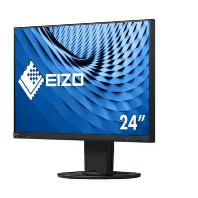 【中古】（新古品・未使用品） EIZO カラー液晶モニター 23.8型 ブラック EV2460-BK