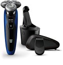 【中古】(新古品・未使用品) 【除菌洗浄器付き】フィリップス 9000シリーズ メンズ 電気シェーバー 72枚刃 回転式 お風呂剃り & 丸洗い可 トリマー・洗...