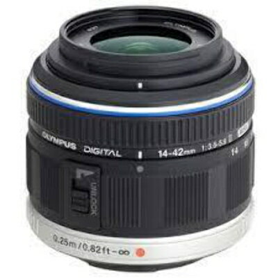 【中古】（新古品・未使用品） Olympus M.Zuiko Digital - Zoom lens - 14 mm - 42 mm - f/3.5-5.6 ED EZ - Micro Four Thirds - for Olympus E-P3, E-P5, E-PL1s, E-PL3, E-PL5, E-PL6, E-PM1, E-PM2, OM-D E-M1, EM-5, E-M5