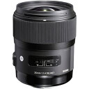 【中古】(新古品・未使用品) 35mm F1.4 DG HSM SONY-Eマウント用 ミラーレス用