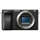 【中古】(新古品・未使用品) SONY(ソニー) APS-C ミラーレス一眼カメラ α6400 ボディ(レンズなし) ブラック ILCE-6400 B