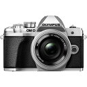 【中古】(新古品・未使用品) OLYMPUS ミラーレス一眼カメラ OM-D E-M10 MarkIII EZダブルズームキット シルバー