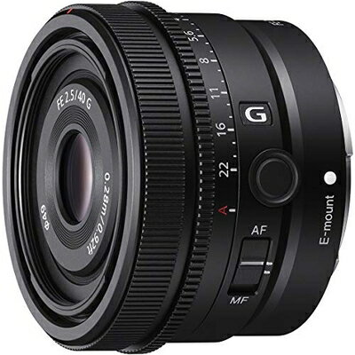 【中古】（新古品・未使用品） SONY(ソニー) 標準単焦点レンズ フルサイズ FE 40mm F2.5 G Gレンズ デジタル一眼カメラα[Eマウント]用 純正レンズ SEL40F25G