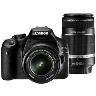 【中古】（新古品 未使用品） Canon デジタル一眼レフカメラ EOS Kiss X4 ダブルズームキット KISSX4-WKIT