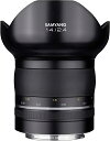 【中古】(新古品・未使用品) SAMYANG 単焦点広角レンズ XP 14mm F2.4 マニュアルフォーカス キヤノンEF AE用 電磁絞り対応 フルサイズ対応