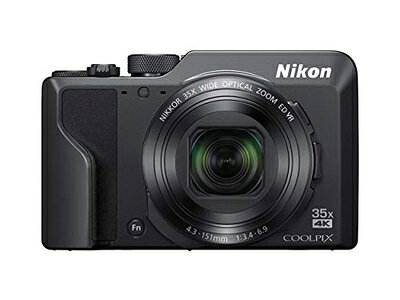 【中古】（新古品・未使用品） Nikon デジタルカメラ COOLPIX A1000 BK 光学35倍 ISO6400 アイセンサー付EVF クールピクス ブラック A1000BK