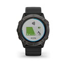 【中古】(新古品・未使用品) ガーミン(GARMIN) fenix 6X Pro Dual Power Ti Black DLC 010-02157-53