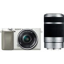 【中古】(新古品・未使用品) SONY(ソニー) ミラーレス一眼 α6100 ダブルズームレンズキット ホワイト ILCE-6100Y W SONY(ソニー) ...
