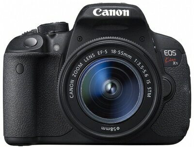 【中古】（新古品・未使用品） Canon デジタル一眼レフカメラ EOS Kiss X7i レンズキット EF-S18-55mm F3.5-5.6 IS STM付属 ブラック KISSX7I-1855ISSTMLK