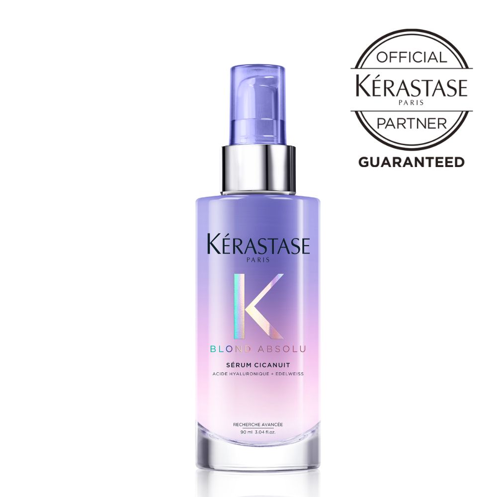 送料無料 KERASTASE ケラスターゼ ブロンドアブソリュ BL セラムシカニュイ / 90ml 洗い流さないトリートメント ヘアセラム 夜用美容液 ブリーチヘア ハイトーンカラー ダメージケア 