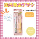 すみっコぐらし 子供用 歯ブラシ 3本入り すみっこ セット 園児用 コンパクト やわらかめ 人気 キャラクター 幼稚園 保育園 ハミガキ 歯磨き 食後 朝