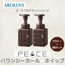 2個セット アリミノ 正規品 ピース バウンシーカール ホイップ 250ml 本体 ARIMINO サロン 美容室 専売品 ヘア スタイリング剤 パーマ カール トリートメント成分