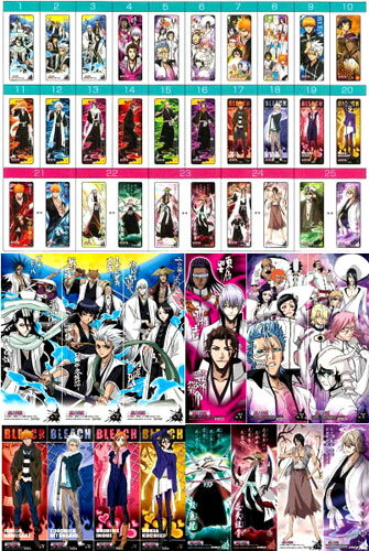 Bleach ブリーチ The Card Gum 隊長集結 チェンジングカード5種類含む全25種セット 漫画アニメ フィギュア グッズfan