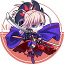 サークル R.P.G. 同人缶バッジ Fate/Grand Order 第4弾 ☆『宮本武蔵/illust：ドア』★