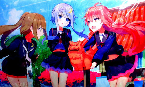 あずまちっく天国 カードゲームプレイマット ☆『かんむす沖縄/Illust：なのたろ』★ 【こみっく★トレジャー28】