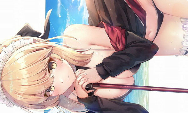 Cake Rabbits カードゲームプレイマット ☆『水着メイドオルタ/illust：motokonut』★ 【COMIC1☆16】