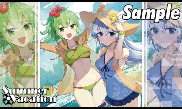 Cake Rabbits カードゲームプレイマット ☆『水着エリアウィン/illust：HSIN』★ 【コミックマーケット100/C100】