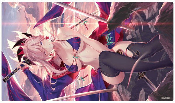 クラスター カードゲームプレイマット ☆『水着武蔵/Illust：光崎』★ 【コミックマーケット97/C97】