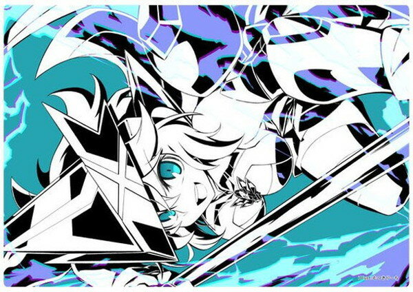 クラスター カードゲームプレイマット ☆『モノクロ 切歌/Illust：むつきりーち』★ 【(エア)コミックマーケット98/C98】