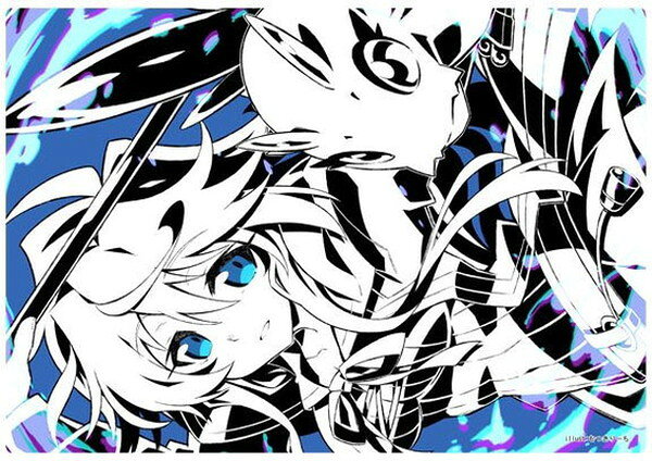 Rakuten - クラスター カードゲームプレイマット ☆『モノクロ エリア/Illust：むつきりーち』★ 【(エア)コミックマーケット98/C98】