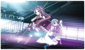 フロンティアゲーム カードゲームプレイマット ☆『杏子&さやか/illust:いずみべる』★ 【こみっくトレジャー28】