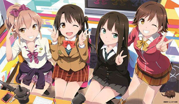 逸遊団 カードゲームプレイマット ☆『デレラジとちゃんみお/Illust：伍長』★ 【コミックマーケット87/C87】