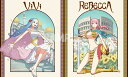 混沌の女神様 カードゲームプレイマット ☆『ミュシャ風 VIVI&REBECCA/Illust:とみを』★ 【コミックマーケット102/C102】