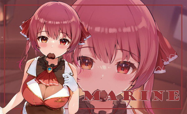 混沌の女神様 カードゲームプレイマット ☆『マリン[チョコ]/Illust：はな森』★ 【サンクリ2021 Spring】