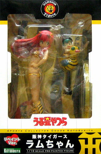 コトブキヤ うる星やつら 阪神タイガース ラムちゃん リペイントVer. 1/10PVC完成品のサムネイル