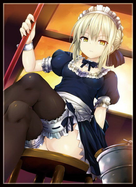 Cake Rabbits カードスリーブ ☆『メイドセイバーオルタ/illust：SeN』★ 【サンクリ2016 Summer】