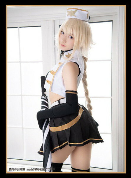 混沌の女神様 カードスリーブ ☆『コスプレジャンヌ[白レーシング衣装]/model:尊みを感じて桜井 photo:..