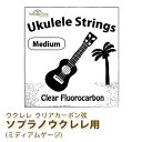 ポッキリ1000円 ウクレレ 弦 交換弦 ハワイアン・コア オリジナルウクレレ弦 ソプラノ用 ミディアムゲージ クリアフ…